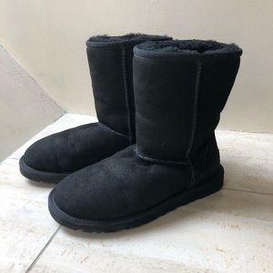 UGG Classic Black Short Boots